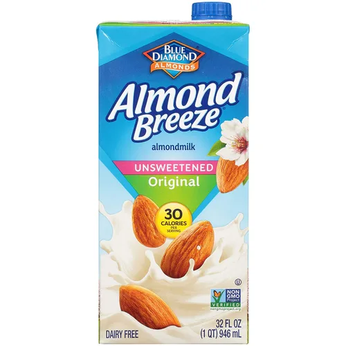 Vista 9 de Almond Breeze Leche de almendras sin lácteos sin azúcar original cajas de 32 onzas, 6