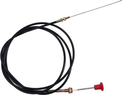 Vista 3 de Conjunto de cable de empuje PTO de 12 pies (144 pulgadas) - Incluye perilla