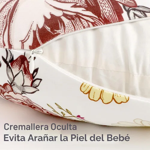 Vista 7 de Funda de almohada de lactancia, funda de almohada elástica para lactancia materna para bebés, niñas, suave y ajustada para funda de almohada