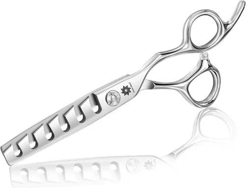 Vista 8 de Dream Reach Tijeras de corte de pelo, tijeras profesionales de peluquería, 6.0 pulgadas, tijeras regulares para peluquería, borde de afeitar, corte