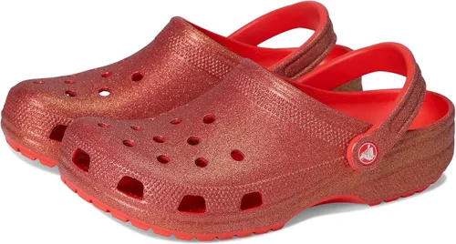 Vista 9 de Crocs Zuecos clásicos unisex con purpurina para adultos