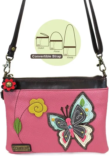 Vista 5 de CHALA Mini bandolerabolso con correa convertible elegante, compacto, versátil