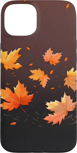 Vista 9 de Autumn Maple Leaves Swirling in The Wind Case for iPhone 17