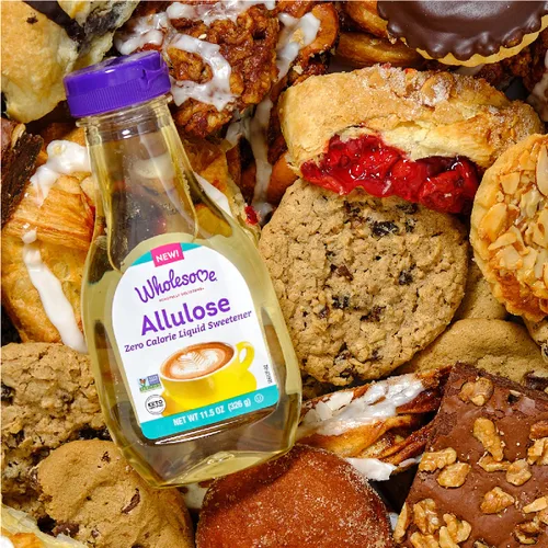 Vista 4 de Endulzantes Wholesome 11.5 onzas de allulosa, endulzante cero calorías, apto para Keto, sin OMG, sin eritritol, endulzante líquido sin gluten