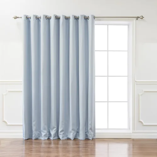 Vista 8 de Best Home Fashion Cortina térmica opaca con parte superior con ojales anchos Gris