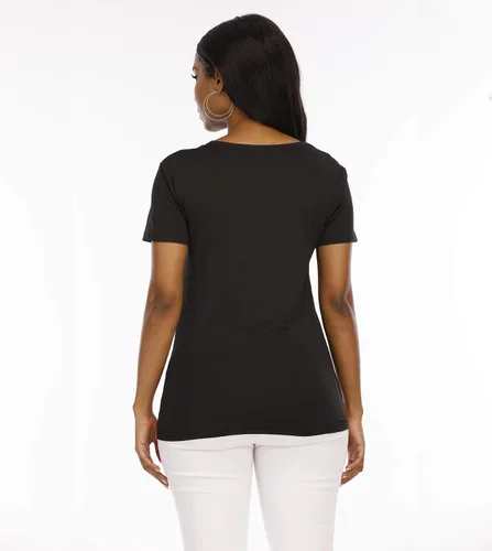 Vista 3 de AZPSRT - Camisa para mujer con estampa 3D de mujer negra, con afro, pelo natural, camisa informal