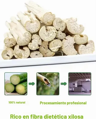 Vista 7 de Juguete masticable de bambú dulce de 10.58 oz para animales