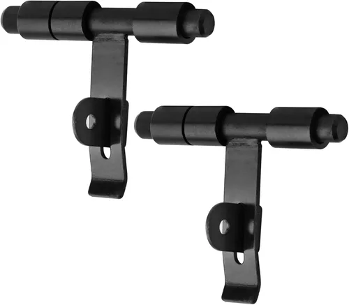 Vista 4 de Pestillo de perno deslizante de puerta de metal, 2 piezas, pestillo de barril soldable resistente Longitud de 8 pulgadas, para puerta de remolque