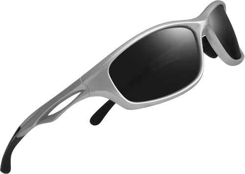 Vista 10 de Joopin Rectangle Sports Sunglasses Polarized UV400 Protection Wrap Around