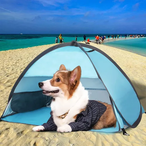 Vista 9 de Refugios para el sol de la playa, toldo emergente instantáneo, toldo automático para acampar, pesca, senderismo, picnic, refugio portátil