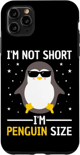 Vista 13 de I'm Not Short I'm Penguin Size Men Women Funny Penguin Lover Case for iPhone 17