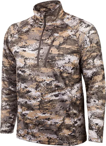 Vista 2 de Huntworth Camisa ligera con cremallera de 1/4 para hombre