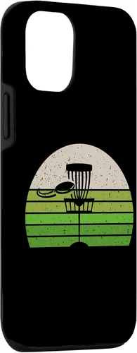 Vista 3 de Funda deportiva para iPhone 15 con disco vintage para golf, discgolf, Frolf, disco volador