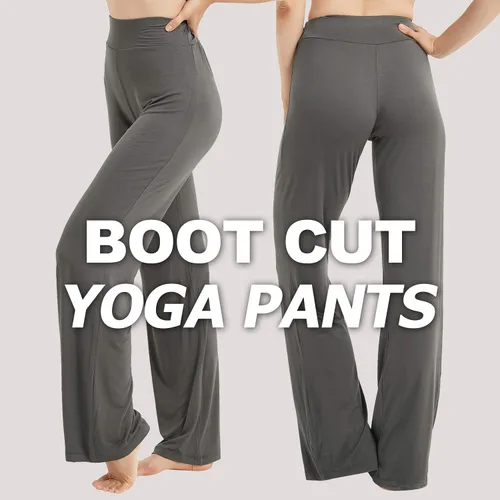 Vista 7 de FELEMO Pantalones deportivos de yoga con control de abdomen para mujer, ajuste holgado