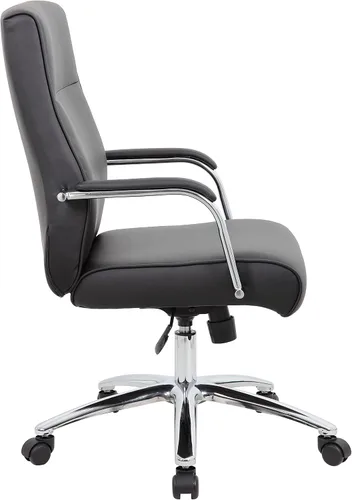 Vista 7 de Boss Office Products (BOSXK Silla Ejecutiva Moderna de Conferencia, Negro, B696C-BK)