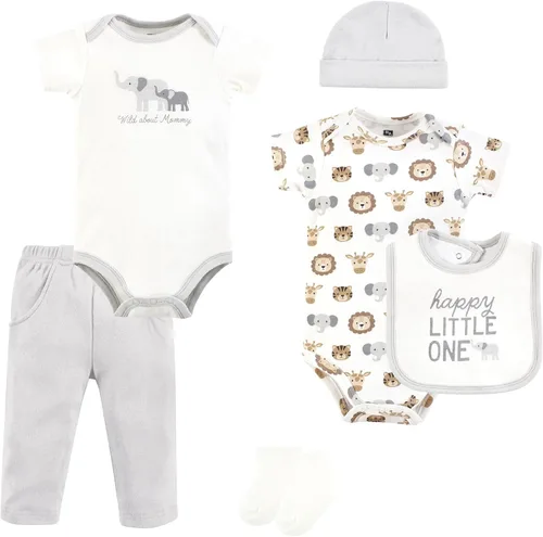 Vista 30 de Hudson Baby Juego de canastilla de algodón unisex para bebé Arcos de ballet Bunny