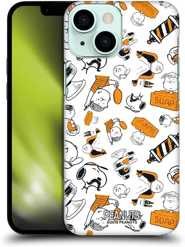 Vista 16 de Head Case Designs Carcasa rígida con licencia oficial de Peanuts Charlie Brown Chuck Barber Shop compatible con Apple iPhone 7/8/SE 2020 y 2022