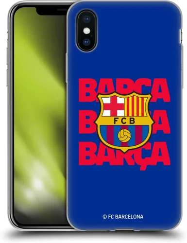 Vista 252 de Head Case Designs Funda de gel suave con licencia oficial del FC Barcelona Barca Crest Graphics [protección de grado militar] compatible con Apple