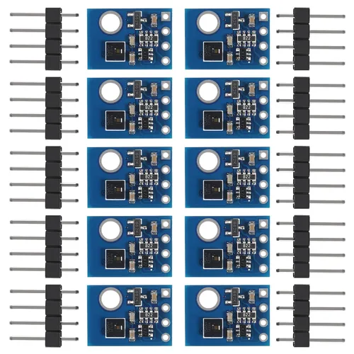 Vista 7 de UMLIFE 4 unids AHT20 I2C Sensor de temperatura y humedad Módulo de alta precisión Sensor de humedad Sonda DHT11 AHT10 Versión actualizada