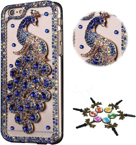 Vista 8 de Bling Case Compatible Huawei Mate SE/Honor 7 - Elegante - 3D Handmade Design Bling Cover Case for Huawei Mate SE/Honor 7X Flores de camelia