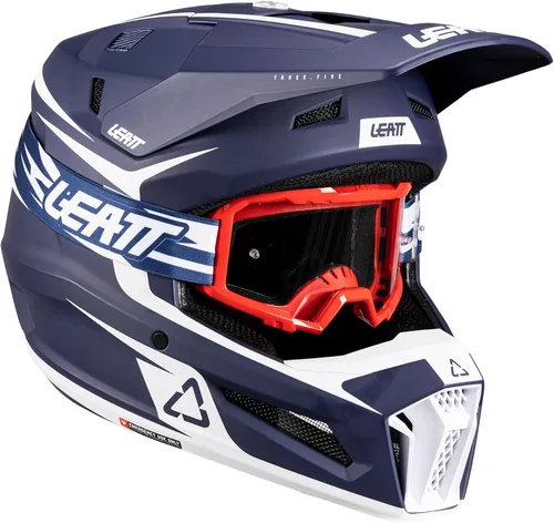 Vista 17 de Leatt Kit de casco y gafas Moto 3.5 Protección y comodidad