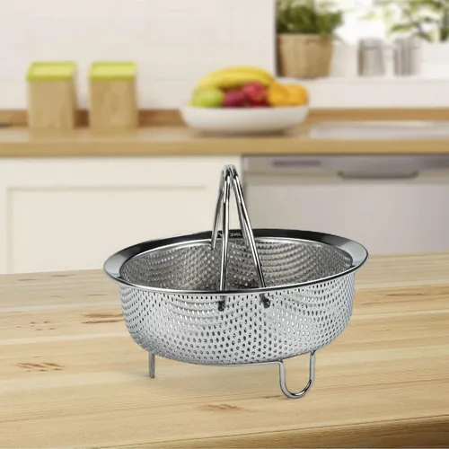 Vista 3 de Collapsible Steamer Basket for Pressure Cooker Pots(S)