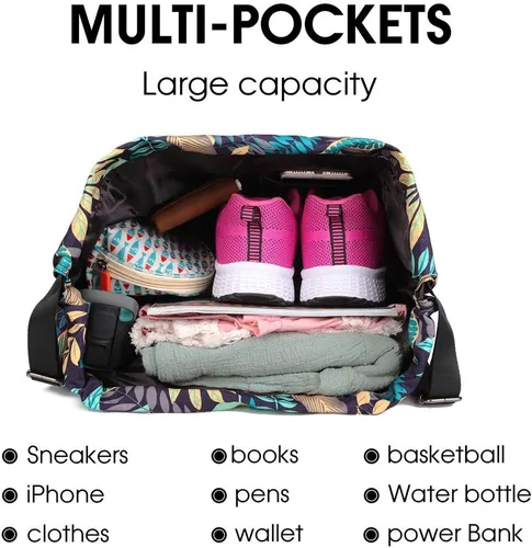 Vista 4 de Bolsa impermeable con cordón para ir al gimnasio o la playa, o practicar deportes, unisex