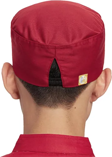 Vista 2 de Hyzrz Gorros de chef unisex ajustables para cocina con parte superior de malla transpirable