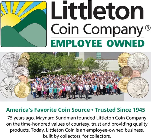 Vista 4 de Littleton Coin Company 1793-1857 Gran Cent Álbum Almacenamiento de monedas