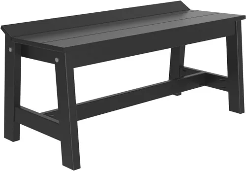 Vista 3 de Furniture Barn USA Poly Lumber - Banco de comedor de 41 pulgadas, caoba antigua multicolor (Antique Mahogany)