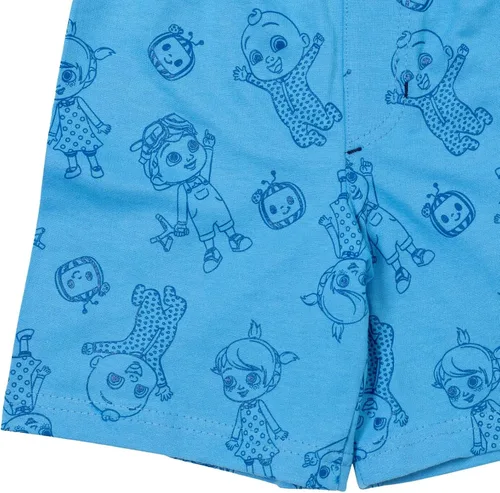Vista 6 de CoComelon JJ Graphic - Conjunto de camiseta con pantalones cortos de rizo francés