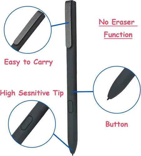 Vista 3 de Lápiz óptico para BOOX Stylus compatible con BOOX Tablet Note Air 4 C ePaper Stylus/Tablet Go 10.3 ePaper Pen con puntas (negro)