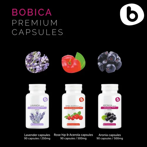 Vista 9 de Cápsulas orgánicas de bayas de Aronia – Suplemento de chokeberry negro con antocianinas y polifenoles naturales – Apoya el sistema inmunológico