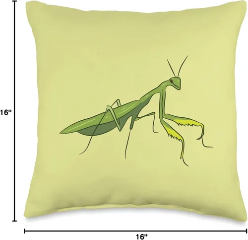 Vista 4 de Linda mantita rezando camisetas y regalos insectos saltamontes mantitas rezando, 16 x 16, multicolor