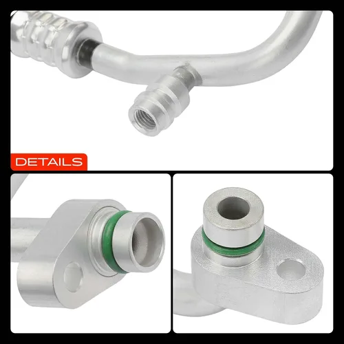 Vista 9 de A-Premium Conjunto de manguera de línea de descarga de A/C compatible