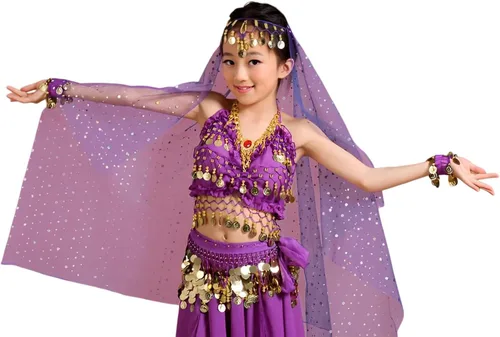 Vista 7 de Astage Disfraz de princesa para niñas, ropa de Halloween, vestido de carnaval, danza, todos los conjuntos