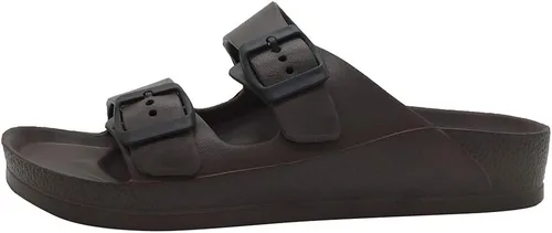 Vista 3 de LuffyMomo - Sandalias ajustables de pata de gallo o con doble hebilla para mujer, material EVA, cómoda base