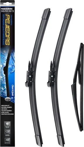 Vista 21 de 3 limpiaparabrisas OEM, limpiaparabrisas de repuesto para Jeep Wrangler 2007-2017