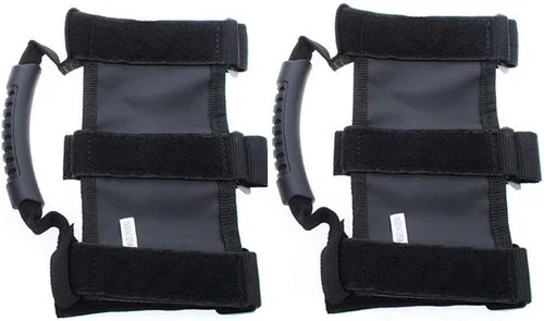 Vista 3 de KAFEEK Mango de barra antivuelco compatible con Jeep Wrangler TJ YJ JK (paquete de 2)