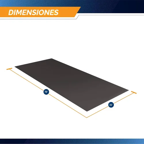Vista 2 de Marcy Esterilla de Equipo de Fitness y Protector de Suelo Compatible con Cintas de Correr, Elípticas, Bicicletas Estáticas, Bicicletas Estacionarias