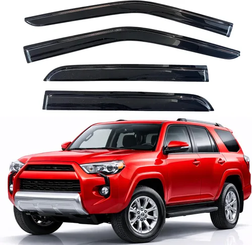 Vista 104 de KPY Moldura deflectora de viento con protección contra la lluvia compatible con Mazda CX-3 2016-2021 (CX3), 4 unidades, para ventana lateral