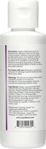 Vista 9 de Crema calmante de magnesio 4 oz