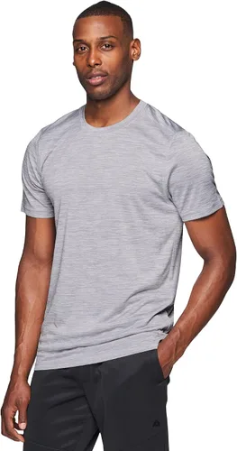 Vista 4 de RBX Active - Camiseta de manga corta con cuello redondo para hombre