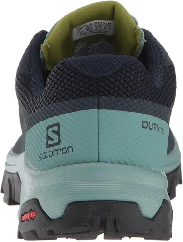 Vista 4 de SALOMON Zapatillas de correr Speedcross 4 Trail para mujer para atletismo y campo, Azul Patchwork, M