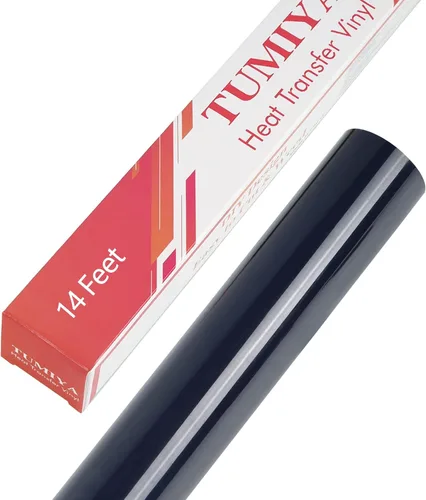 Vista 62 de TUMIYA - Rollo de vinilo para transferencia de calor (100.1 x 14.8 ft, vinilo adhesivo brillante HTV (rosa)