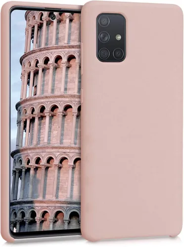 Vista 191 de kwmobile Funda Compatible con Samsung Galaxy A14 5G - Funda de teléfono de TPU y silicona con acabado suave - Verde Lima