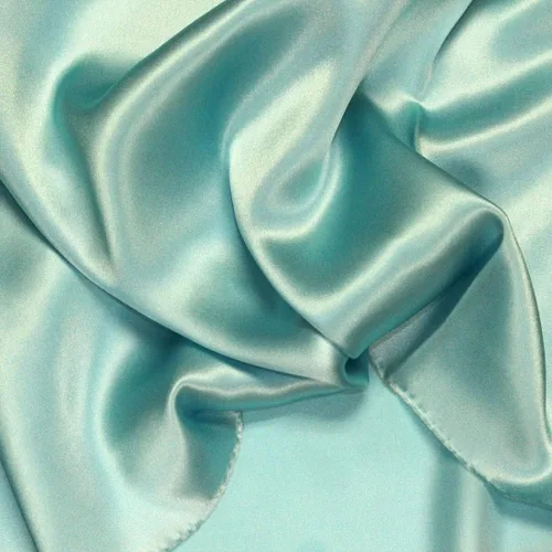 Vista 16 de Tela Charmeuse para decoración del hogar, 100% seda, color azul bebé, 45 pulgadas