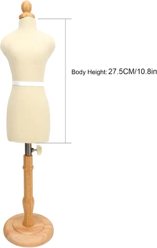 Vista 8 de Maniquí de forma de vestido, maniquí de vestido con soporte de costura flexible, forma de vestido femenino de sastre profesional, maniquí femenino