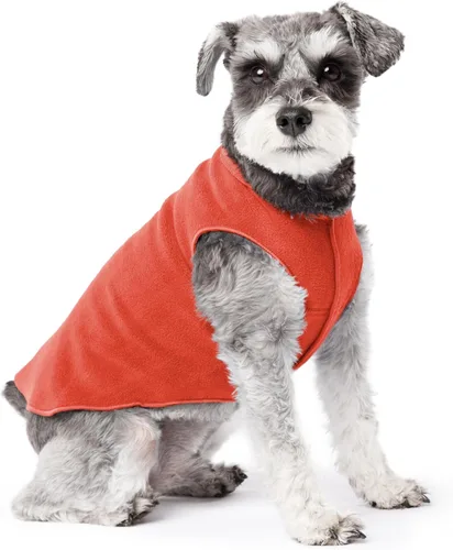 Vista 90 de Abrigo elástico de lana para perro, ropa suave y cálida para perro, suéter elástico para mascotas, lavable en lavadora, ecológico, para todo el año