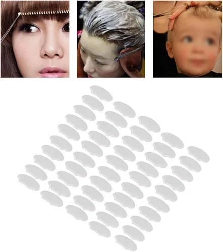 Vista 6 de ZJchao 50 piezas de película transparente de línea facial para salón de belleza en el hogar, cuidado postoperatorio con visera de ducha desechable